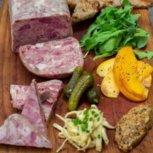 Traditional artisan charcuterie selection